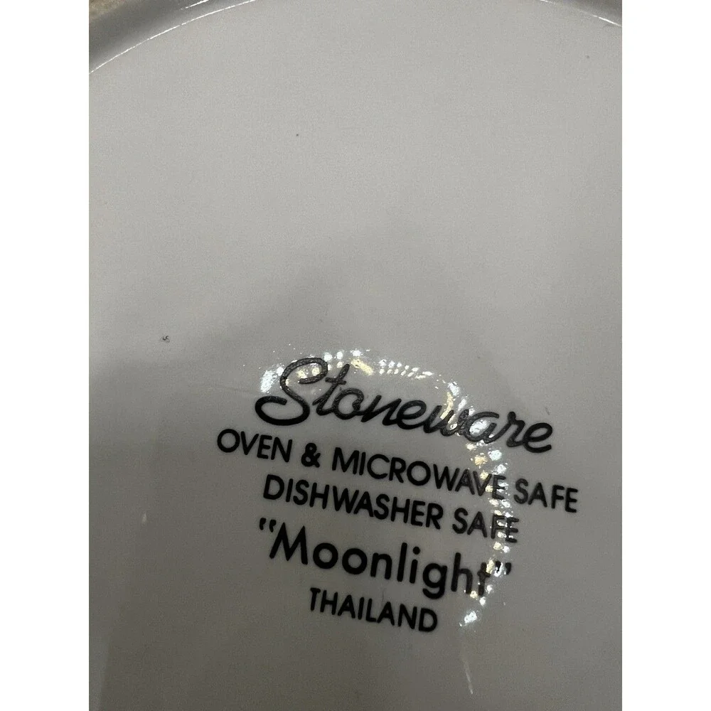 1980’s Moonlight Stoneware Heart Spun Geese plate cottagecore grannycore goose